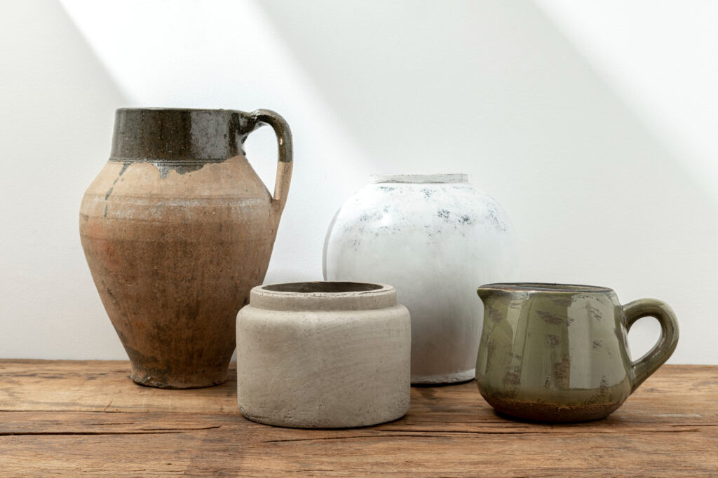 Materiales que utiliza el Wabi Sabi